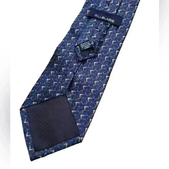 Bill Blass Men’s Neck Tie Silk Blue with boxes 100% silk - Picture 3 of 6